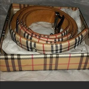 Authentic Burberry of London men’s belt